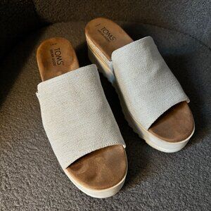Toms Diana Mule Natural Sandal
